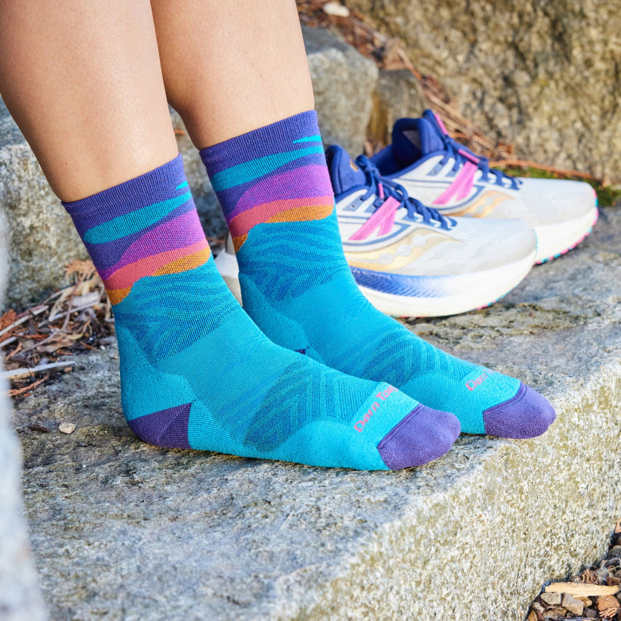 Darn Tough Women's Mirnavated Micro Crew Ultra-Lightweight Running Socks