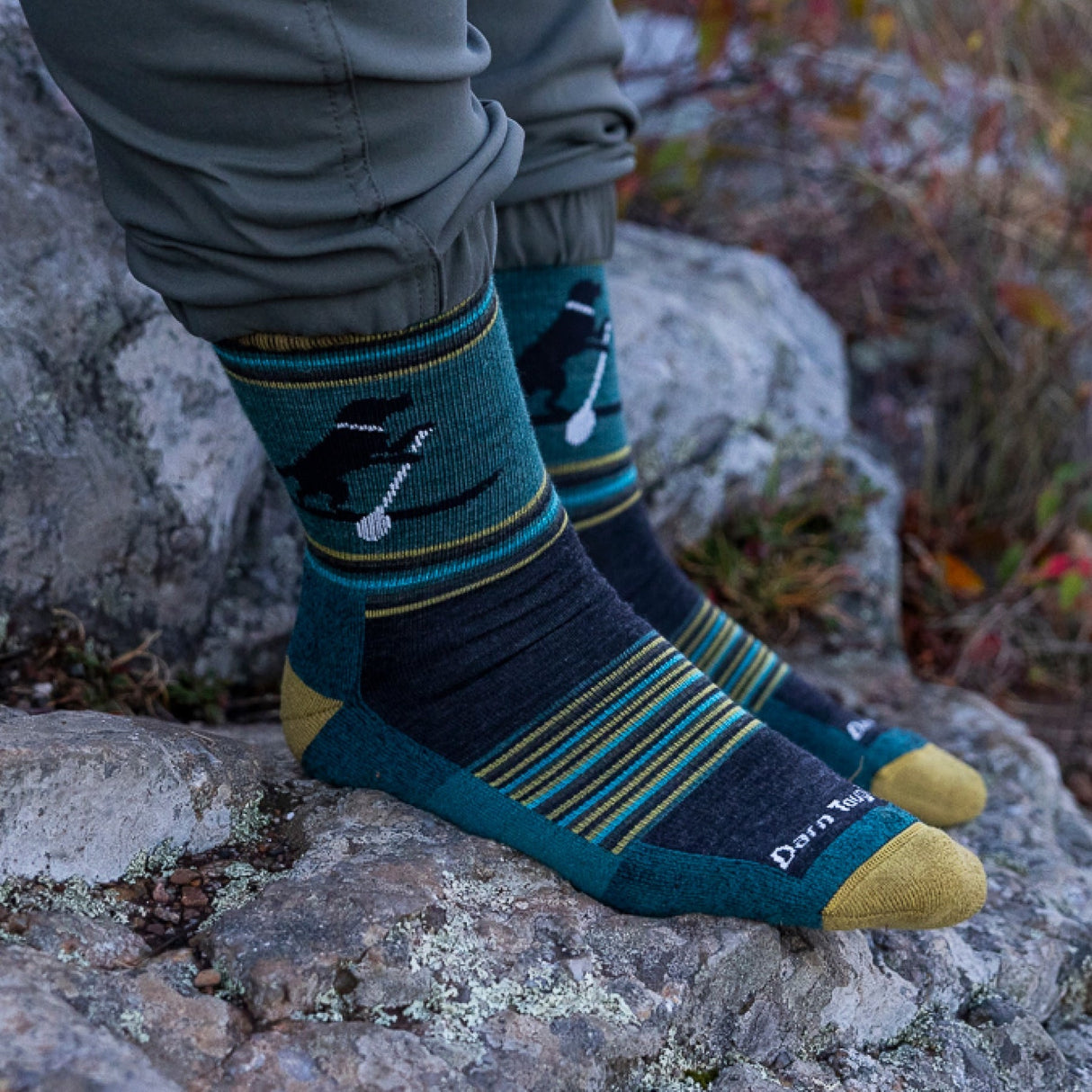 Darn Tough Men's Willoughby Micro Crew Lightweight Hiking Socks