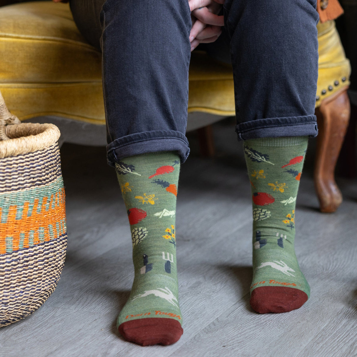 Darn Tough Women's Farmer's Market Crew Lightweight Lifestyle Socks