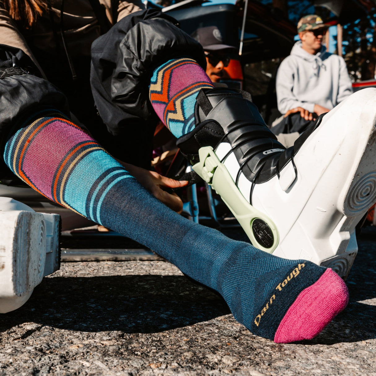 Darn Tough Women's Echo Over-the-Calf Midweight Ski & Snowboard Socks