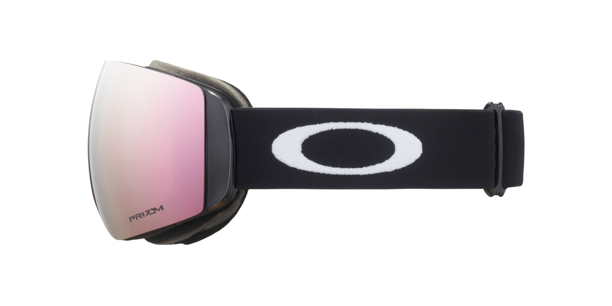 Oakley Flight Deck™ M Snow Goggles - 2026 Matte Black with Prizm Rose Gold Iridium Lens + Bonus Prizm Clear Lens