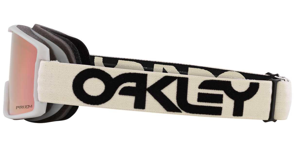 Oakley Line Miner™ S Youth Fit Snow Goggles - 2026 Cool Grey Strap with Prizm Rose Gold Iridium Lenses