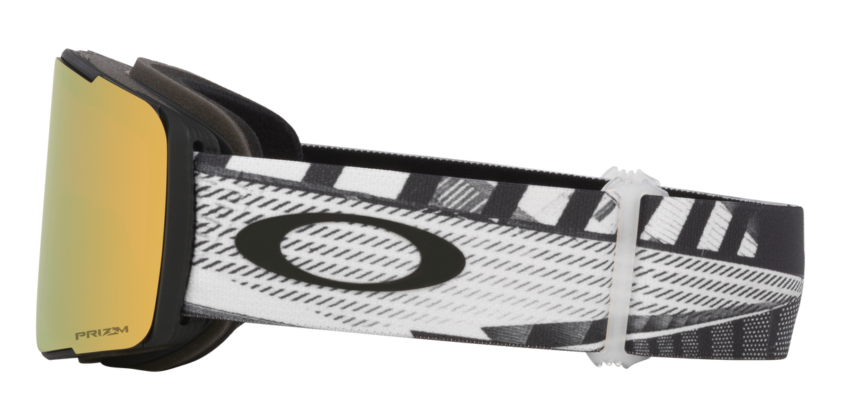 Oakley Line Miner™ Pro L Snow Goggles - 2026 Black Forge Strap Prizm Snow 24k Iridium Lens + Bonus Prizm Sage Gold Iridium Lens