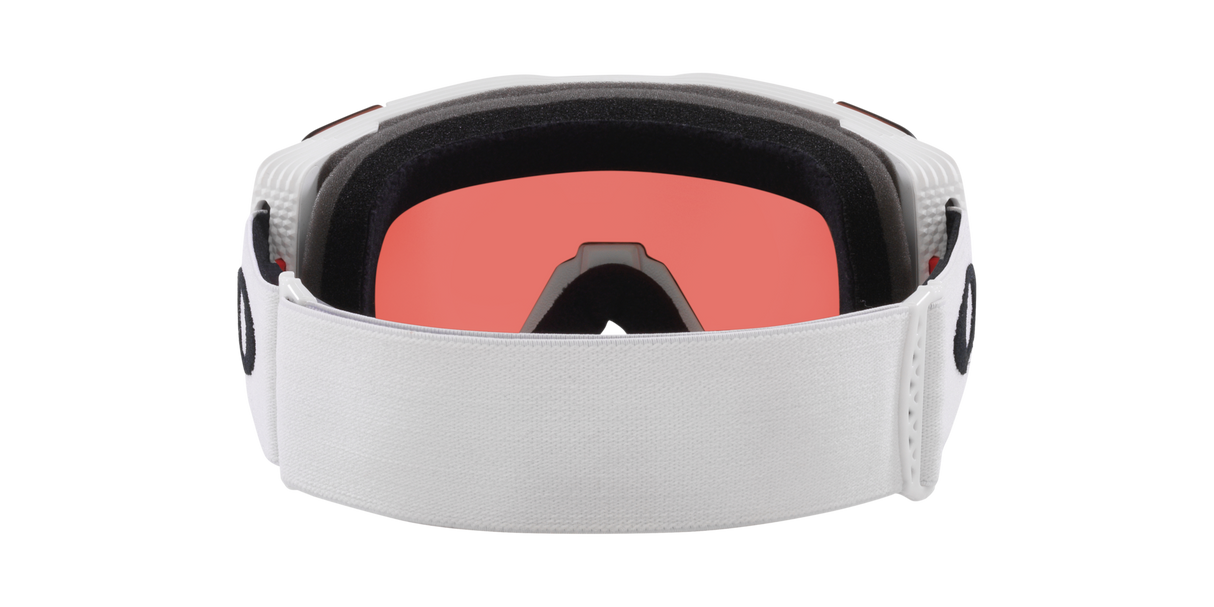 Oakley Line Miner™ Pro M Snow Goggles - 2026 Matte White Strap with Prizm Snow Sapphire Iridium Lens + Bonus Prizm Iced Iridium Lens