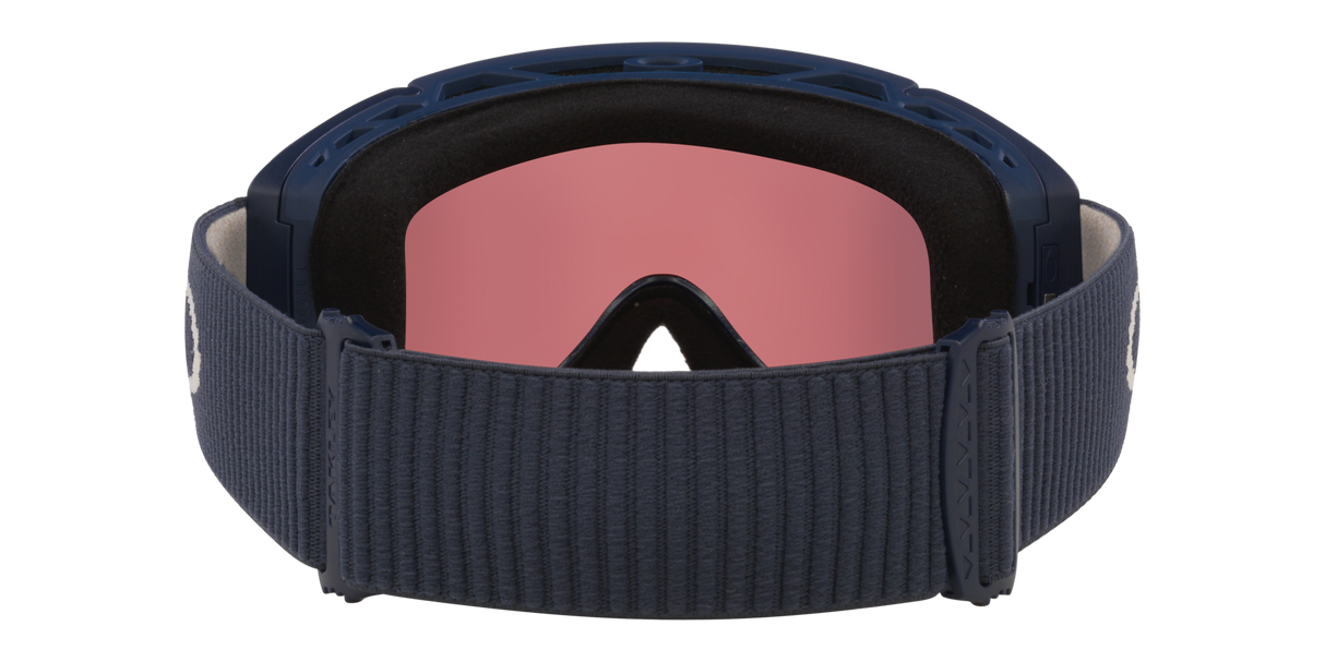 Oakley Flow Scape L Snow Goggles - 2026 India Ink Corduroy Strap with Prizm Torch Lens + Bonus Prizm Iced Lens