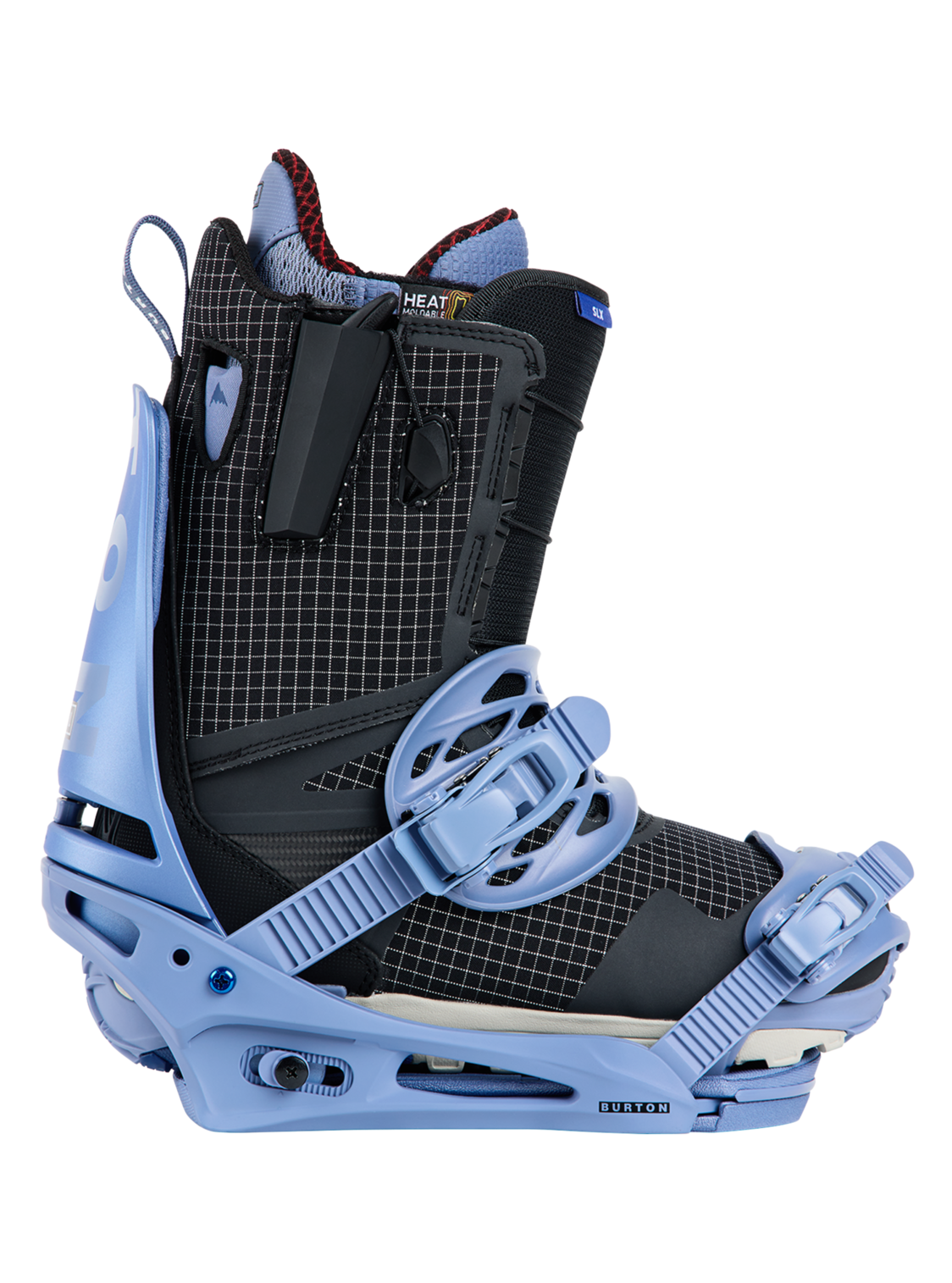 Burton Men's Cartel Re:Flex Snowboard Bindings 2024 - Slate Blue/Logo