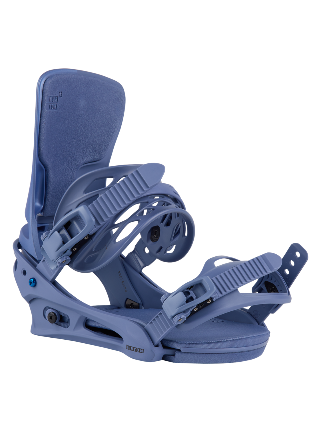 Burton Men's Cartel Re:Flex Snowboard Bindings 2024 - Slate Blue/Logo