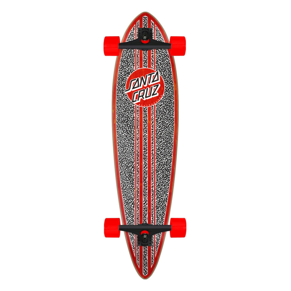 Santa Cruz Amoeba Dot Splice Pintail Cruzer Skateboard Complete - 9.58