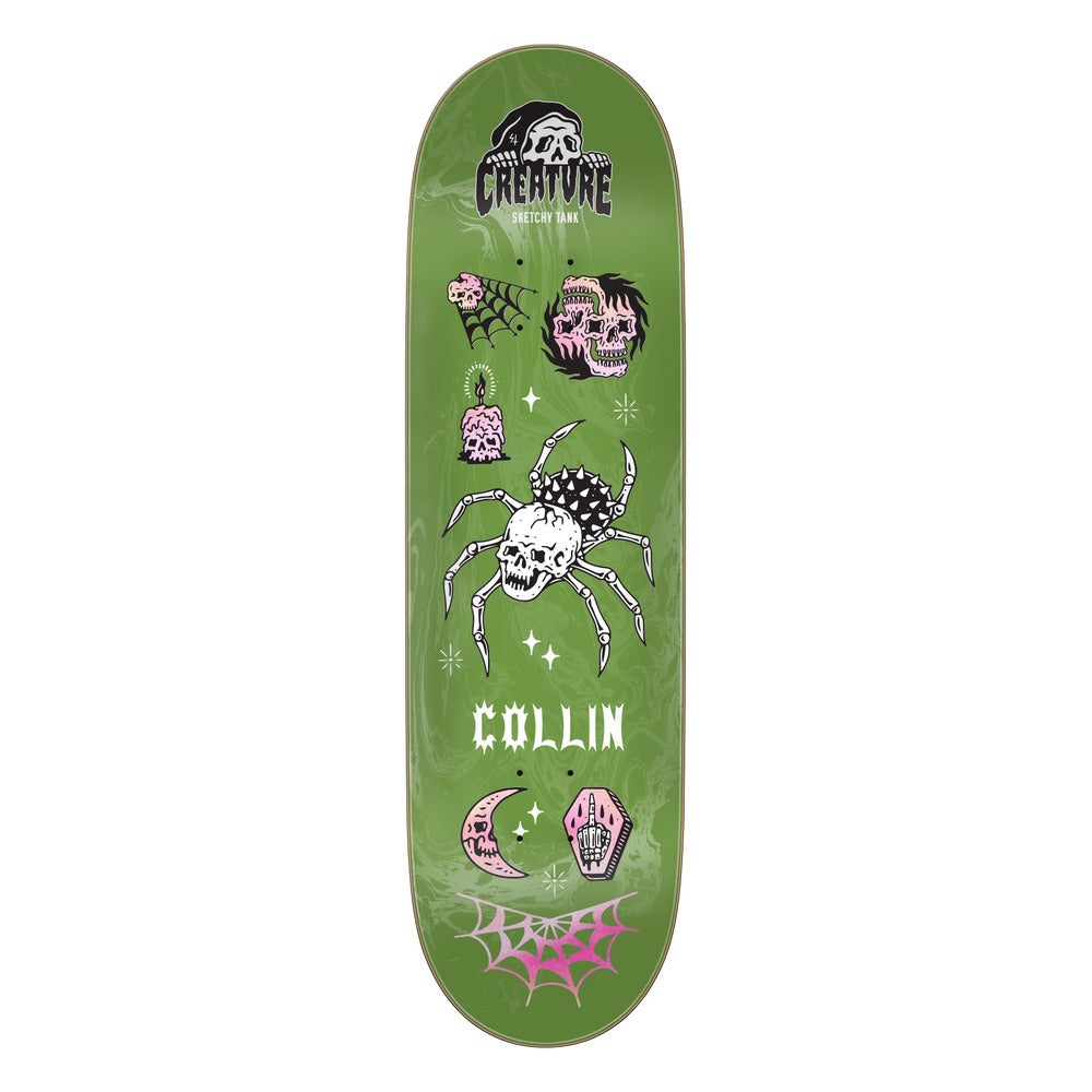 Creature Provost Trippy Tanks VX Skateboard Deck 8.8"