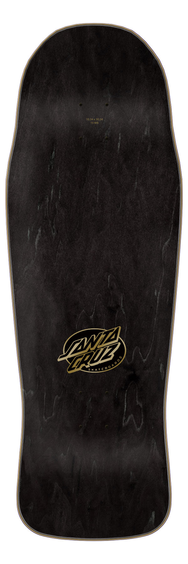 Santa Cruz Winkowski Primeval Gold Pro Shaped Skateboard Deck 10.34"