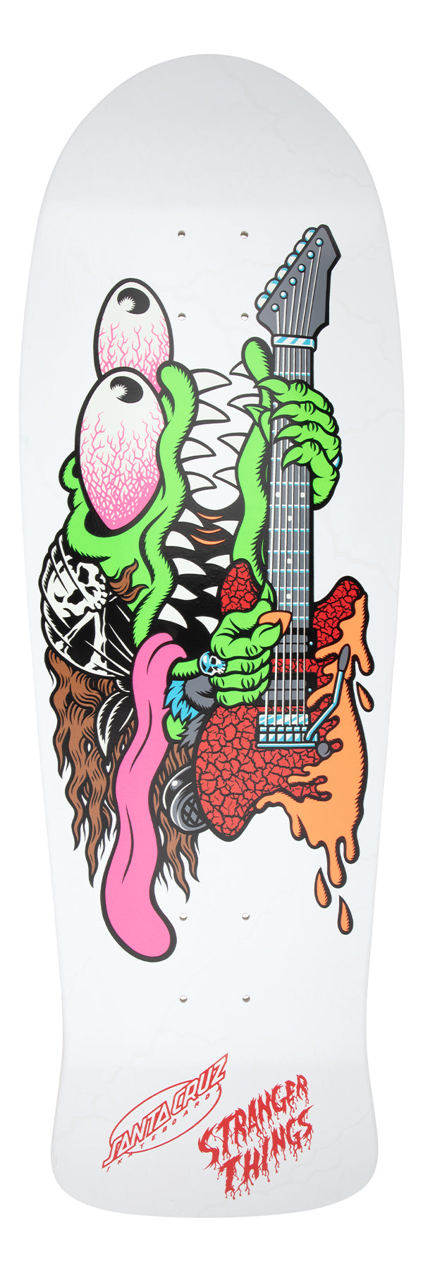 Santa Cruz Stranger Things Meek Slasher Eddie Reveal 10.1" Skateboard Decks