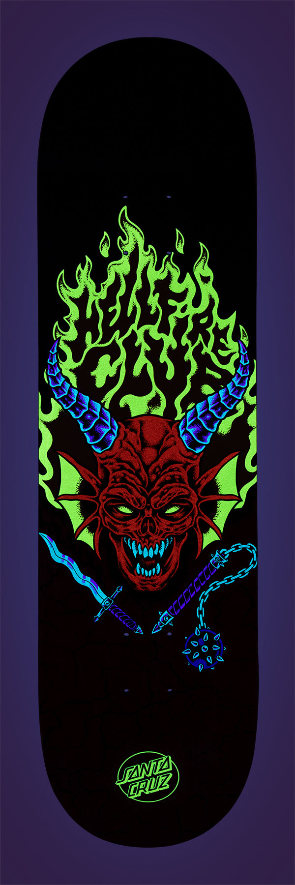 Santa Cruz X Stranger Things Hellfire Club 8.25" Skateboard Decks
