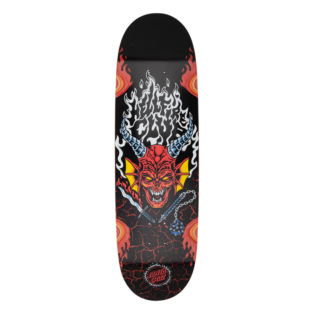 Santa Cruz X Stranger Things Hellfire Club Flames 9.00" Skateboard Decks