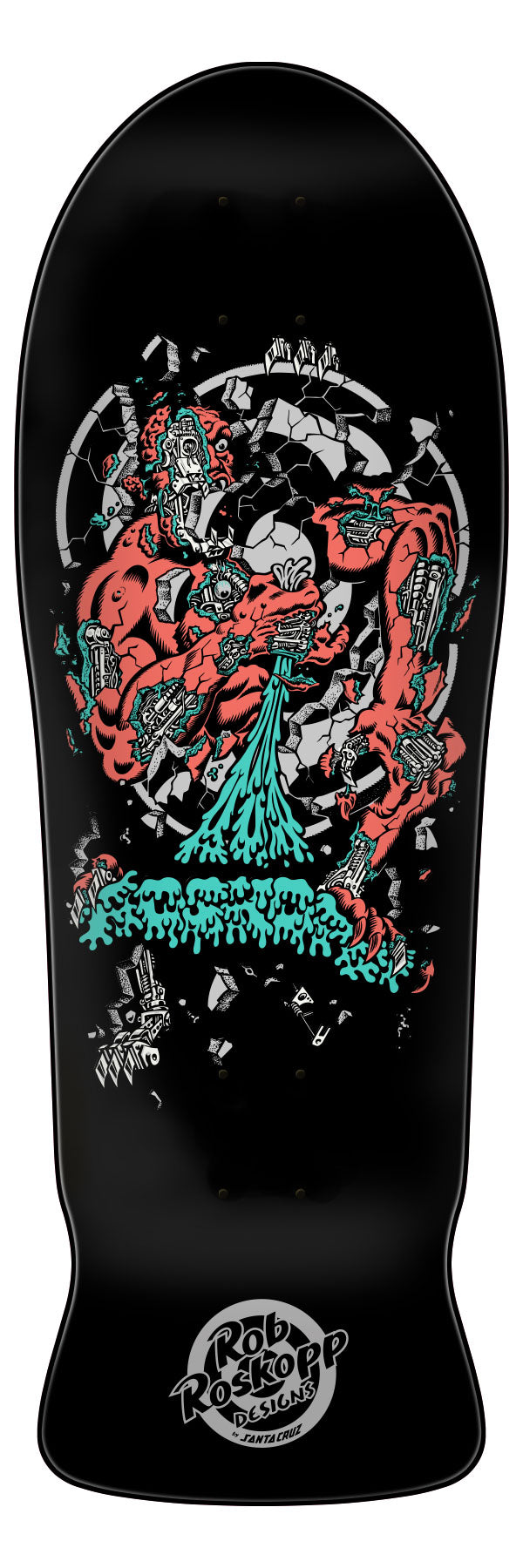 Santa Cruz Roskopp Four Reissue Skateboard Deck 10.21"