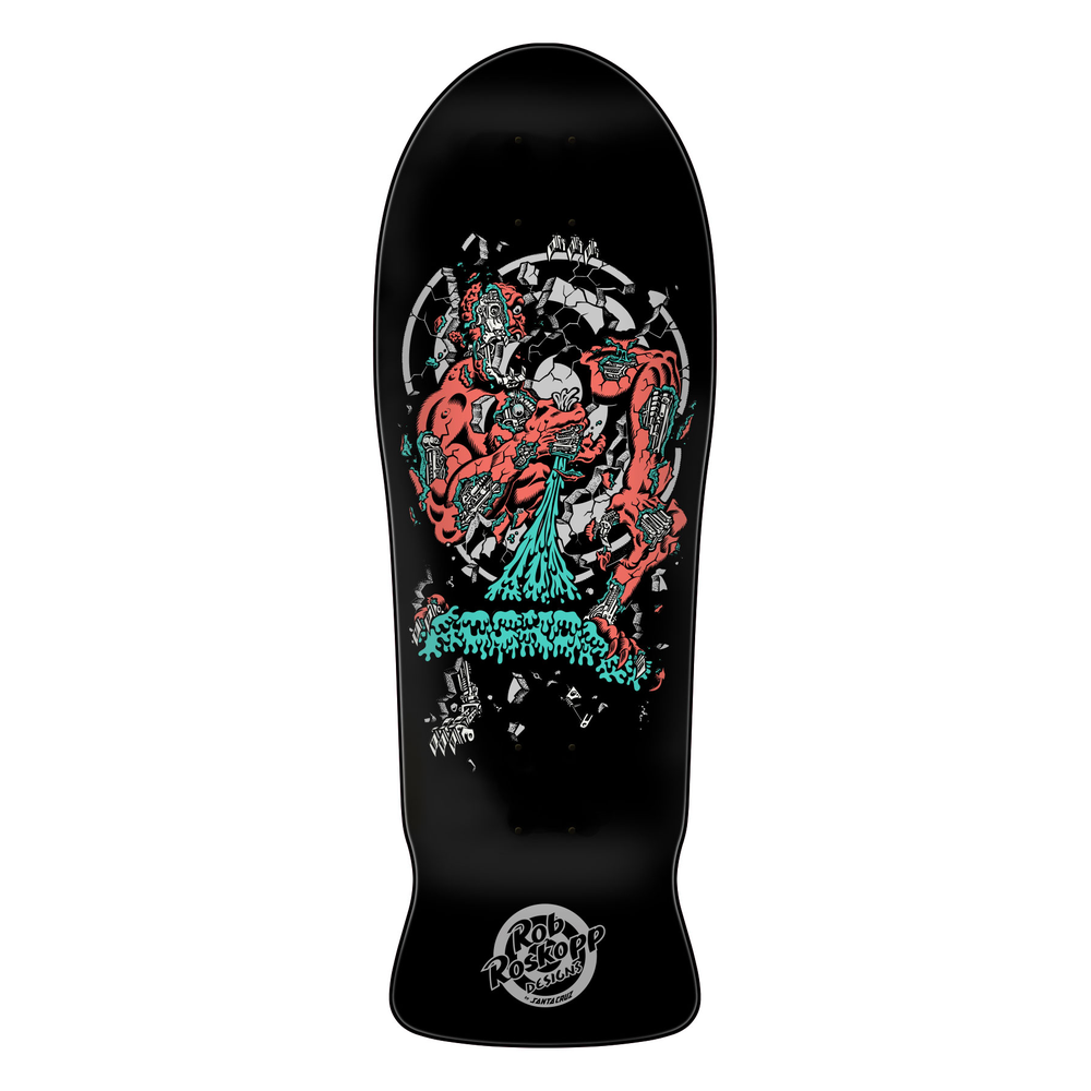 Santa Cruz Roskopp Four Reissue Skateboard Deck 10.21"