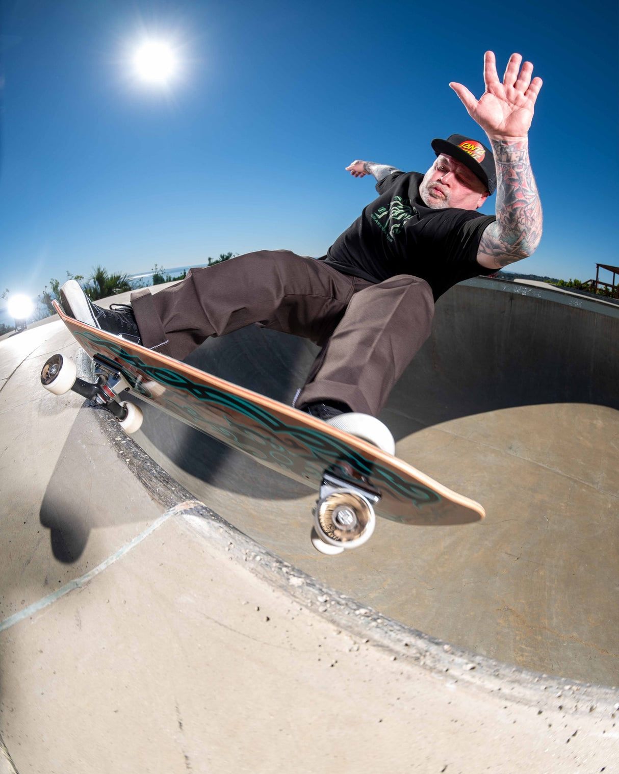 Santa Cruz Eric Dressen Tribal Reissue Skateboard Deck 9.9"