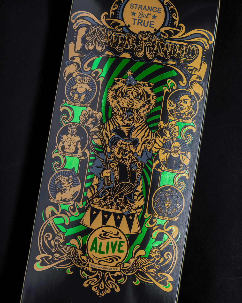 Creature Willis Kimbel Sideshow Skateboard Deck 9.0"
