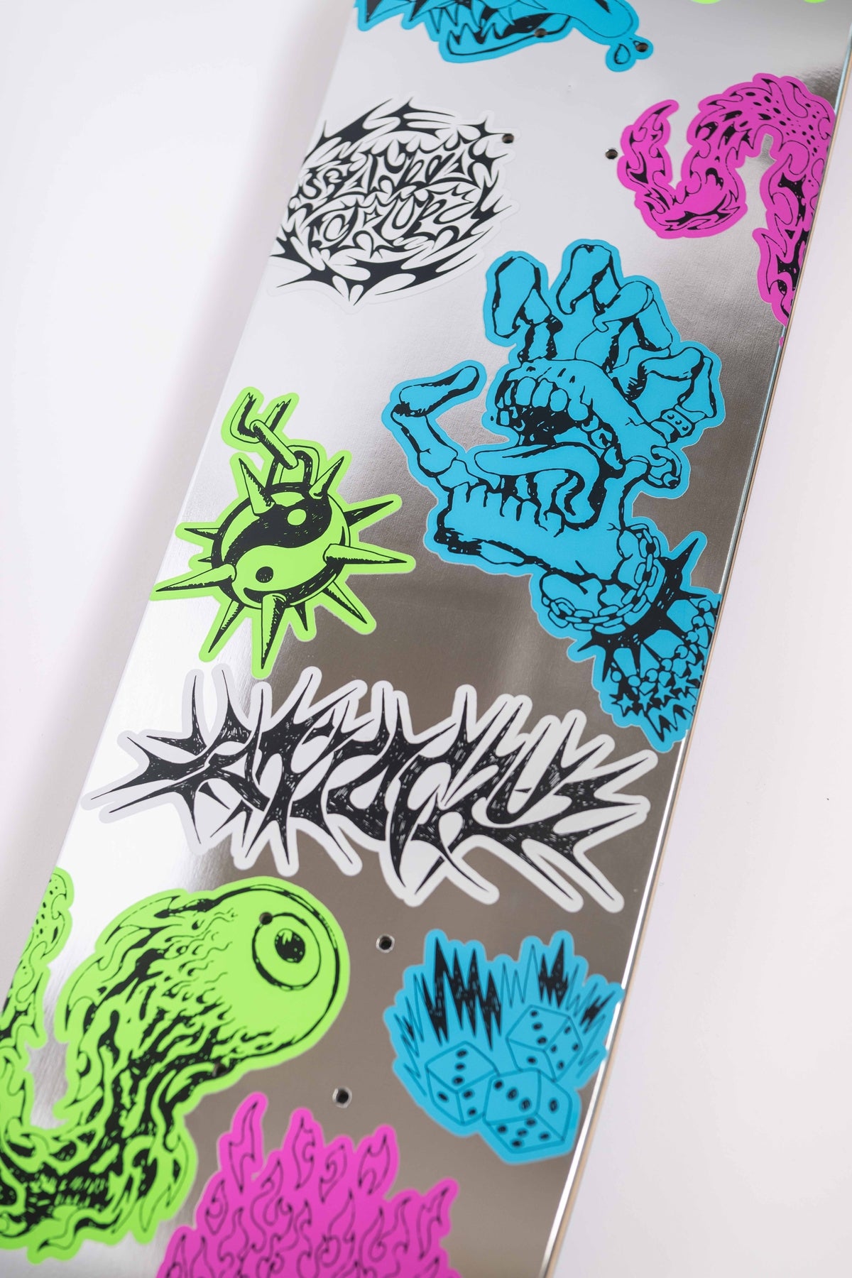 Santa Cruz Scribble Flash FeelBase Skateboard Deck 8.0"