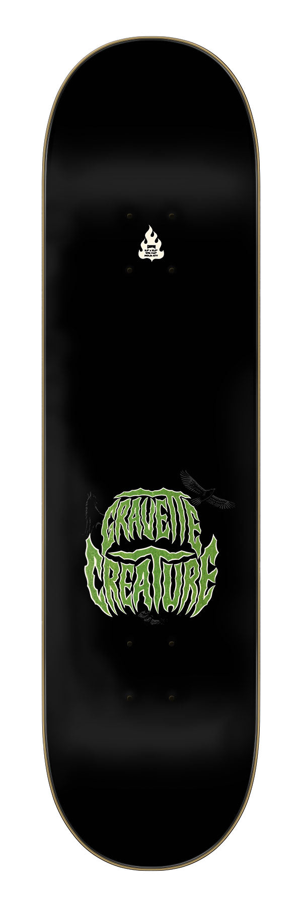 Creature Gravette Hippie Skull IV Pro Skateboard Deck 8.3"