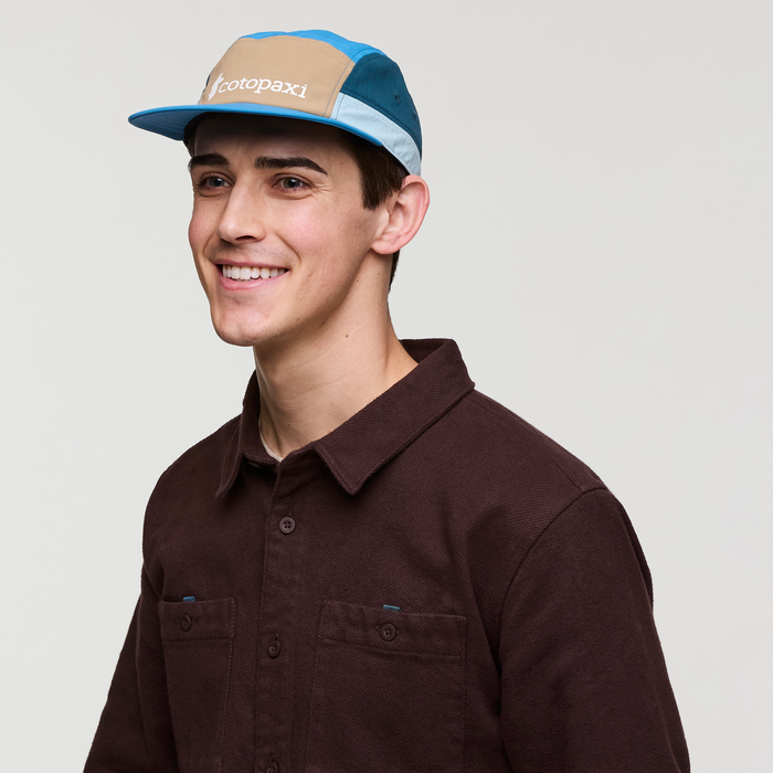 Cotopaxi Tech 5-Panel Hat - Kelp/Poolside