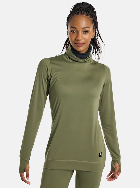 Burton Women's Midweight Baselayer Long Neck Shirt 2025