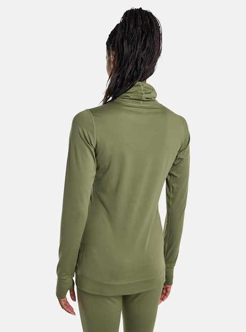 Burton Women's Midweight Baselayer Long Neck Shirt 2025