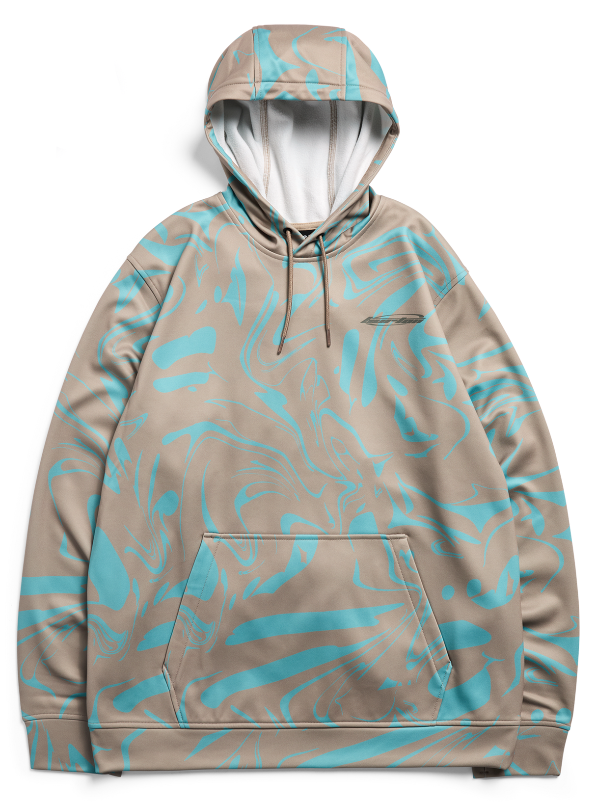 Men's Burton Oak Pullover Hoodie - Liquid Mineral - flat