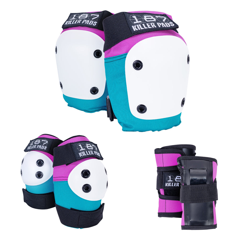 187 Killer Pads 6 Pack Pad Set -Pink Teal