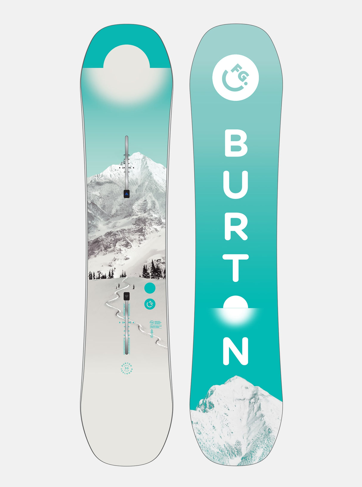 Burton Kid's Feelgood Smalls Camber Snowboard - 2026