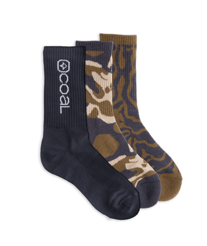Coal Everyday Crew Socks 3 Pack