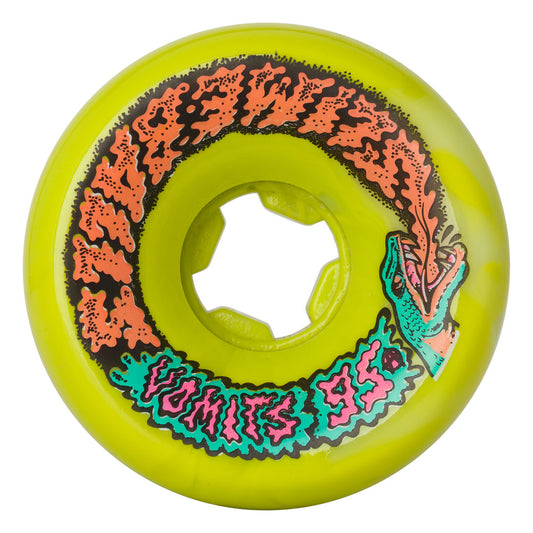 60mm Snake Vomits Green White Swirl 95a Slime Balls Wheels