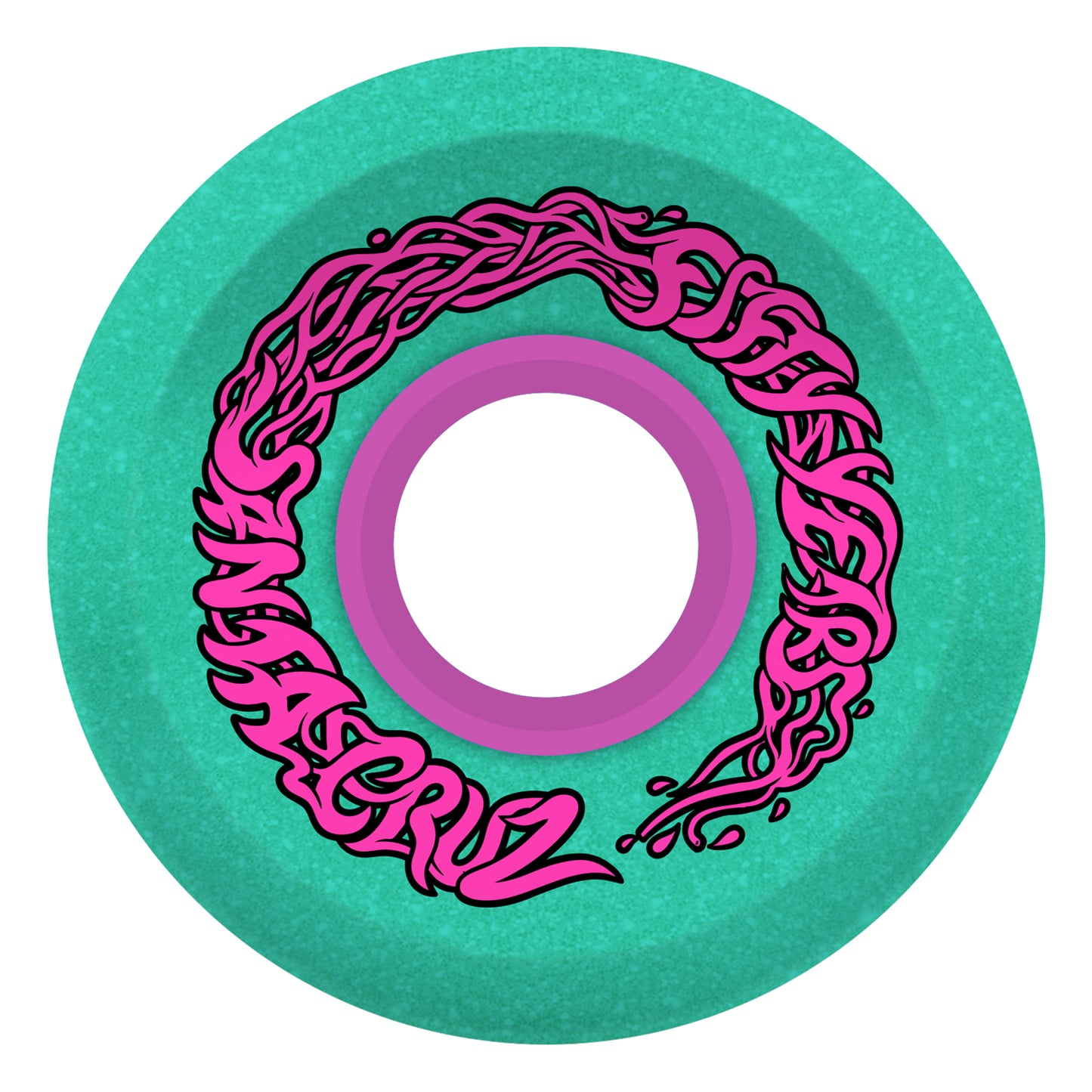 Slime Balls Wheels Meek Slasher OG Green Glitter Skateboard Wheels 78a 60mm