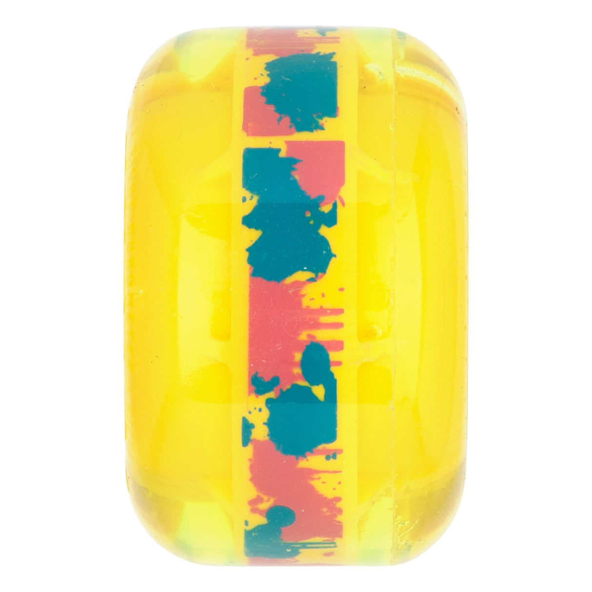 Ricta Clouds 78a Clear Splatter Clouds Camo Yellow 54mm Skateboard Wheels