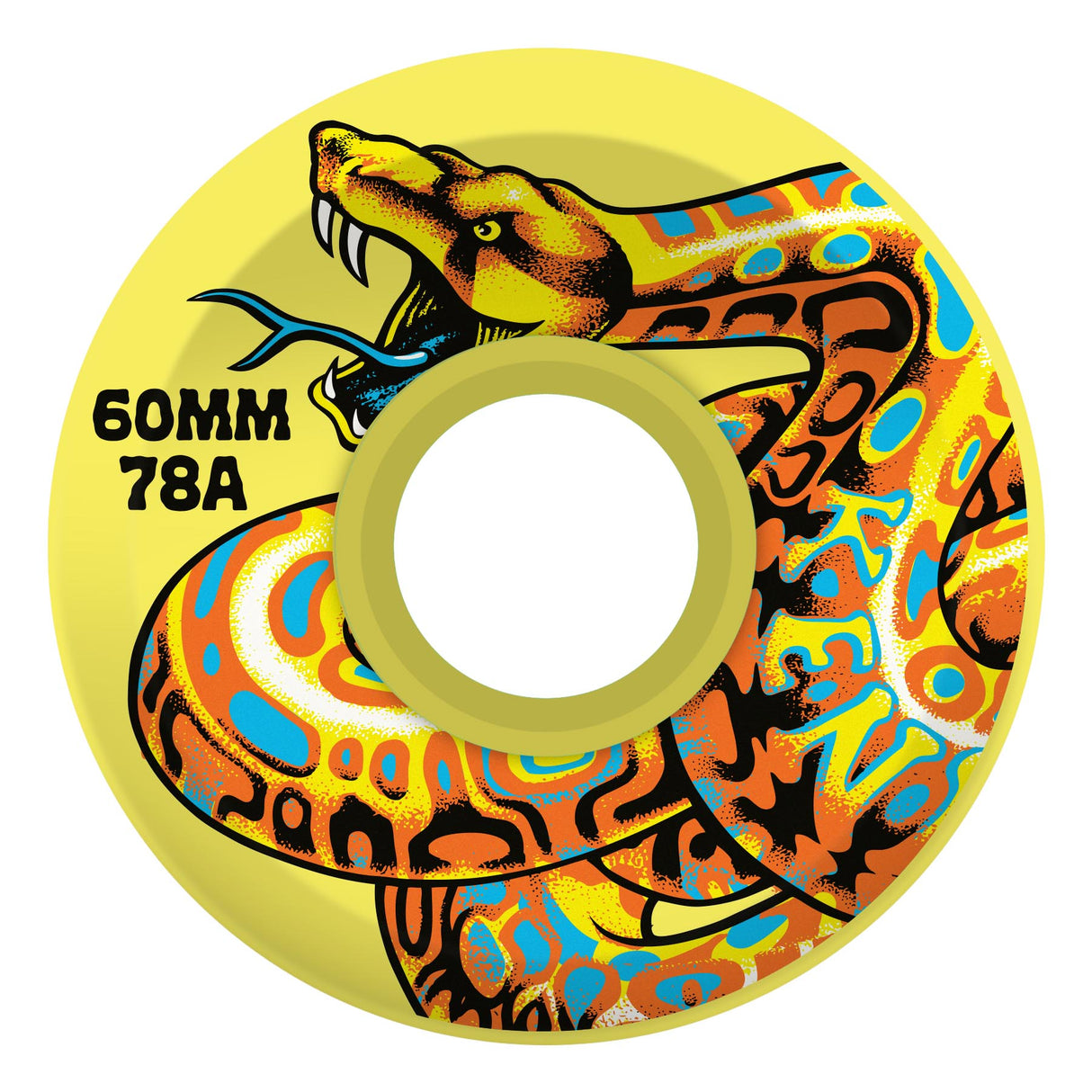 Slime Balls 78a Jeff Kendall Snake OG Slime Yellow 60mm Skateboard Wheels
