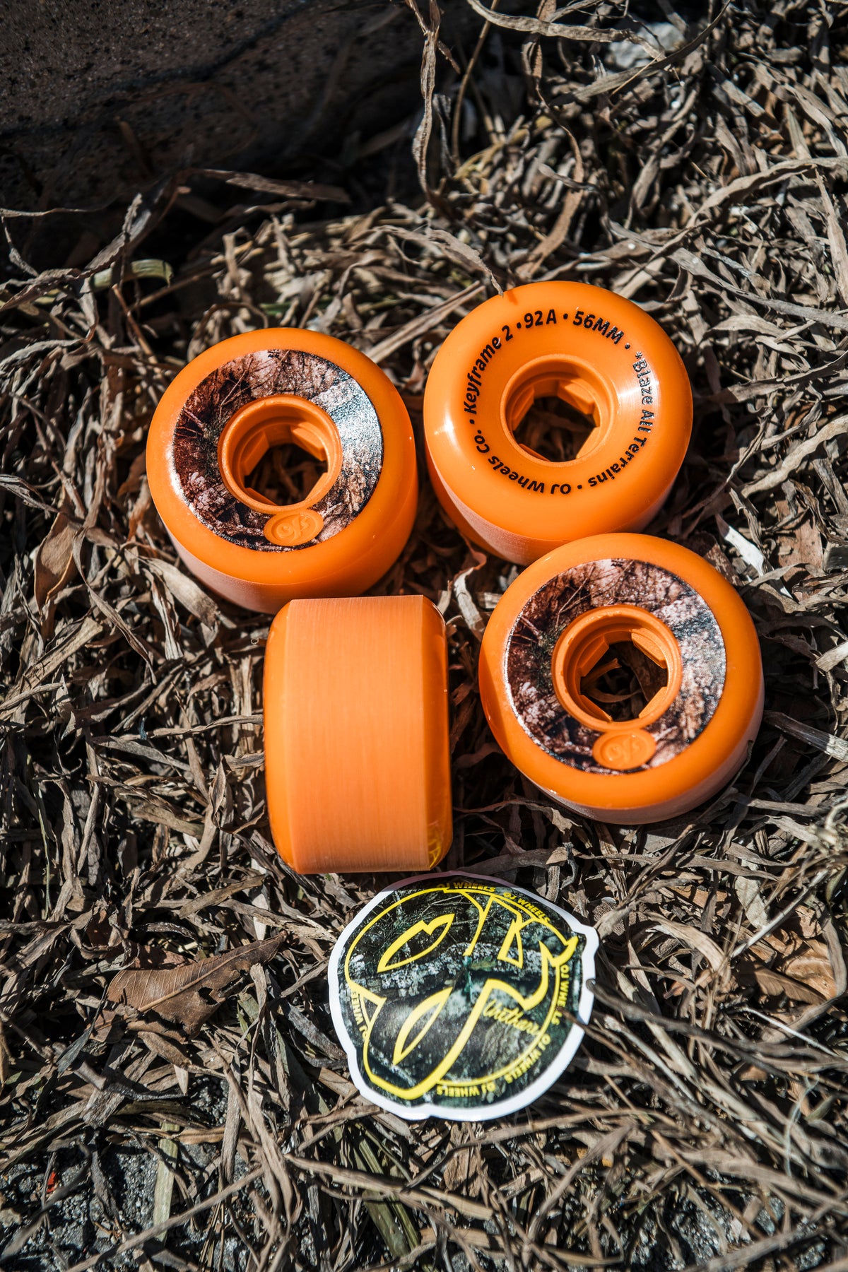 OJ 78a Realtree APX Keyframe 56mm Skateboard Wheels