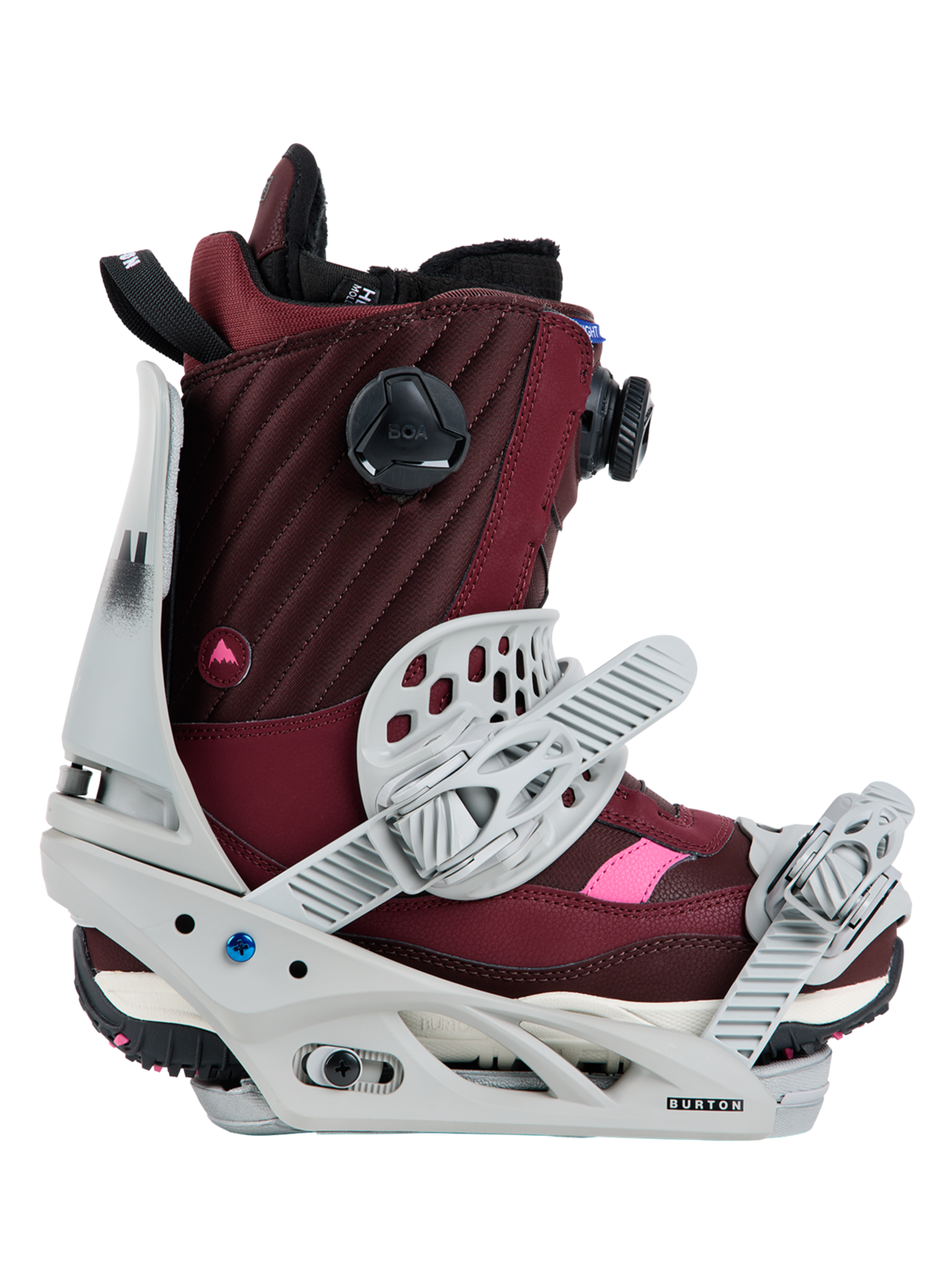 Burton Women's Lexa X Re:Flex Snowboard Bindings 2024 - Gray/Logo