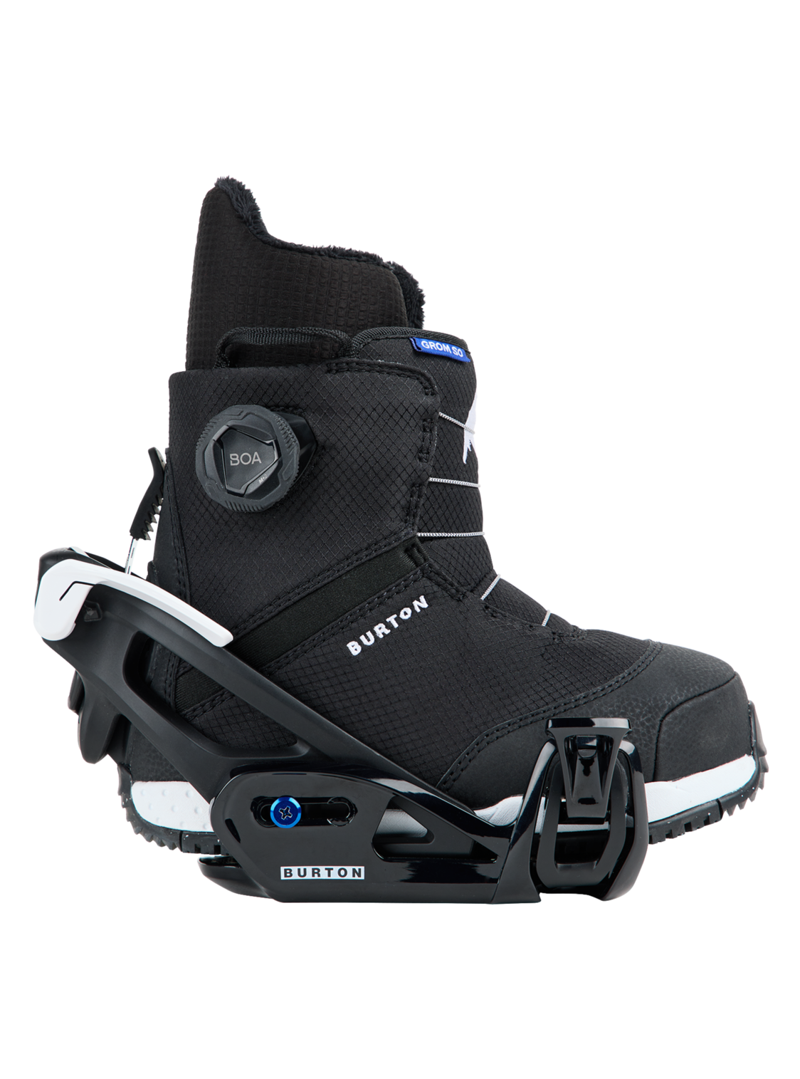 Burton Kids' Step On Grom Snowboard Bindings 2024 - Black