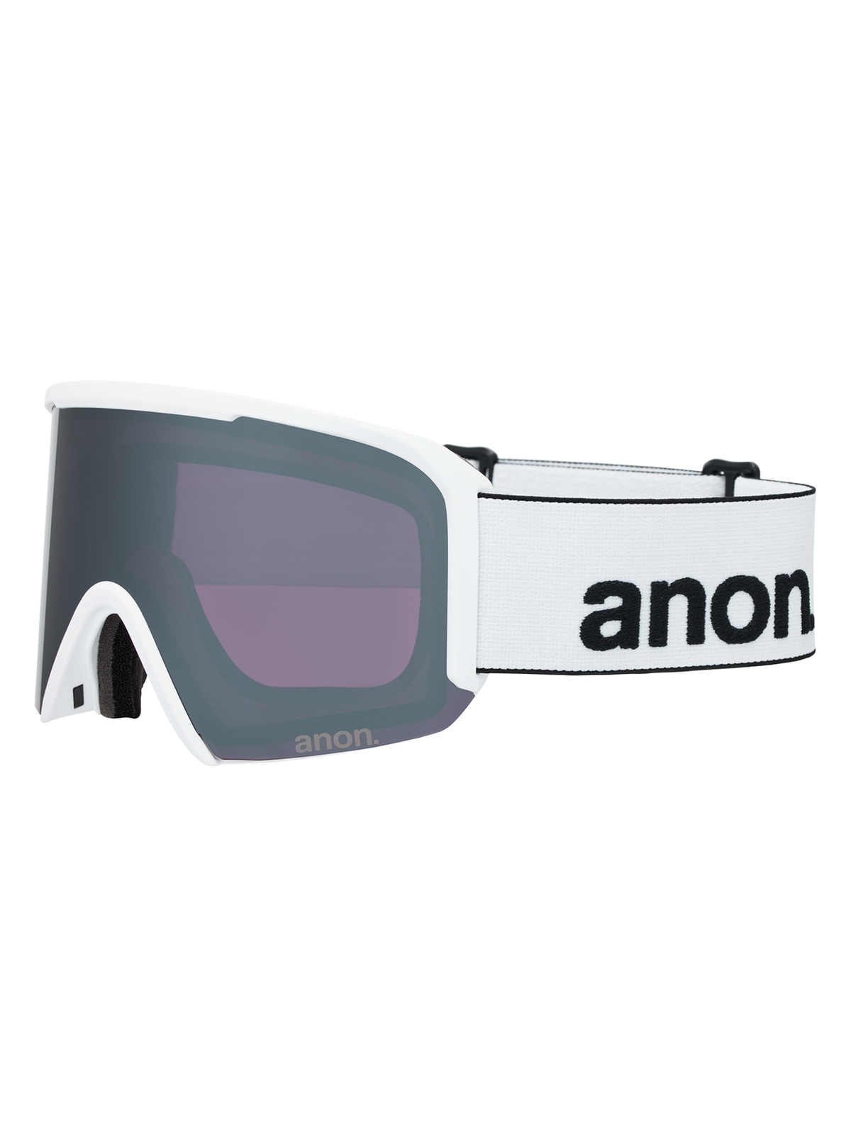 Anon Nesa Goggles + Bonus Lens + MFI® Face Mask - White with Perceive Sunny Onyx Lens 2027
