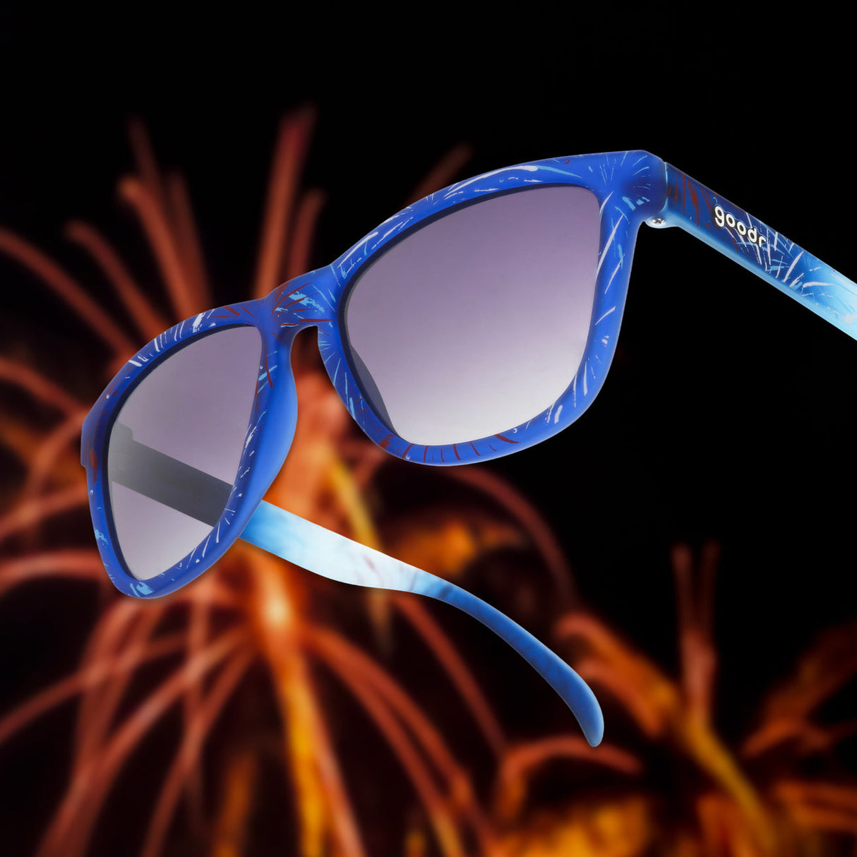Goodr OGs Star-Spangled Birthday Suit Sunglasses