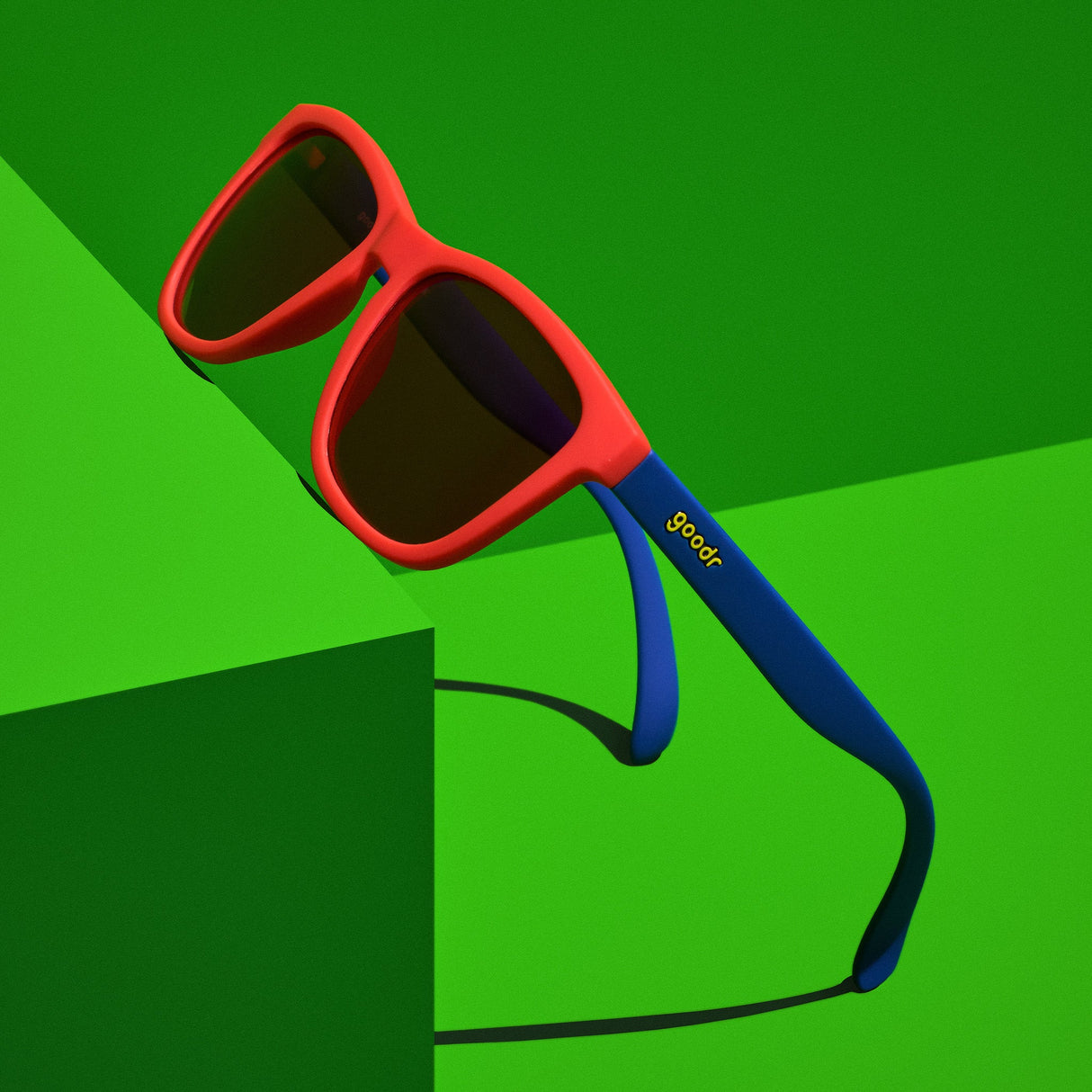 Goodr OGs Don't Leave Me on Red Sunglasses
