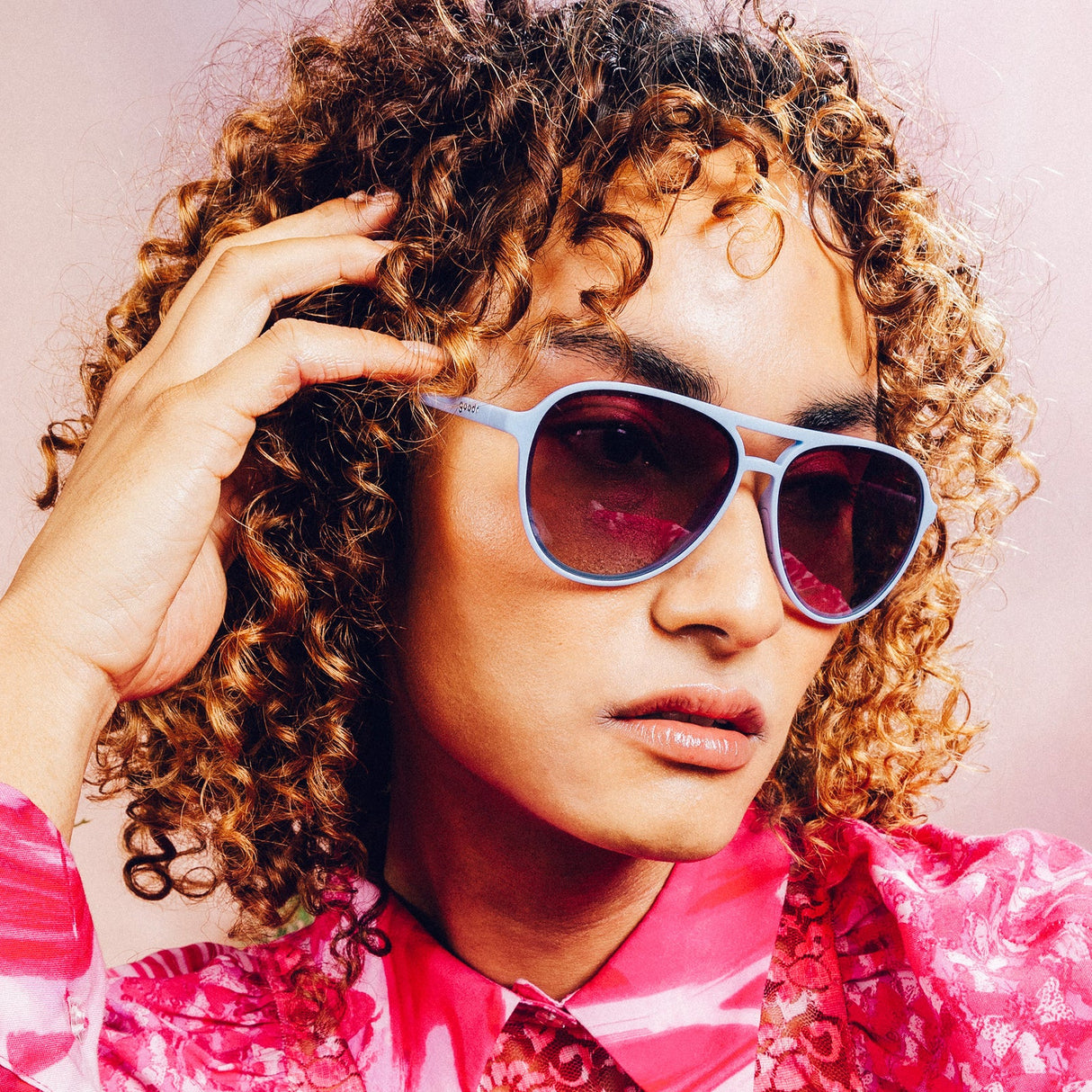 Goodr Mach G Moonlight Charging Station Aviator Sunglasses