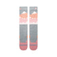 Stance Lonley Peaks Unisex Snowboard Socks - Dusty Rose