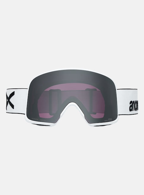 Anon M6 Goggles + Bonus Lens + MFI® Face Mask - White/Perceive Sunny Onyx