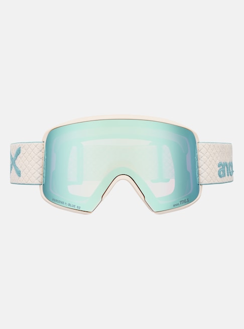 Anon M6S Goggles + Bonus Lens + MFI® Face Mask - Oat/Perceive Variable Blue
