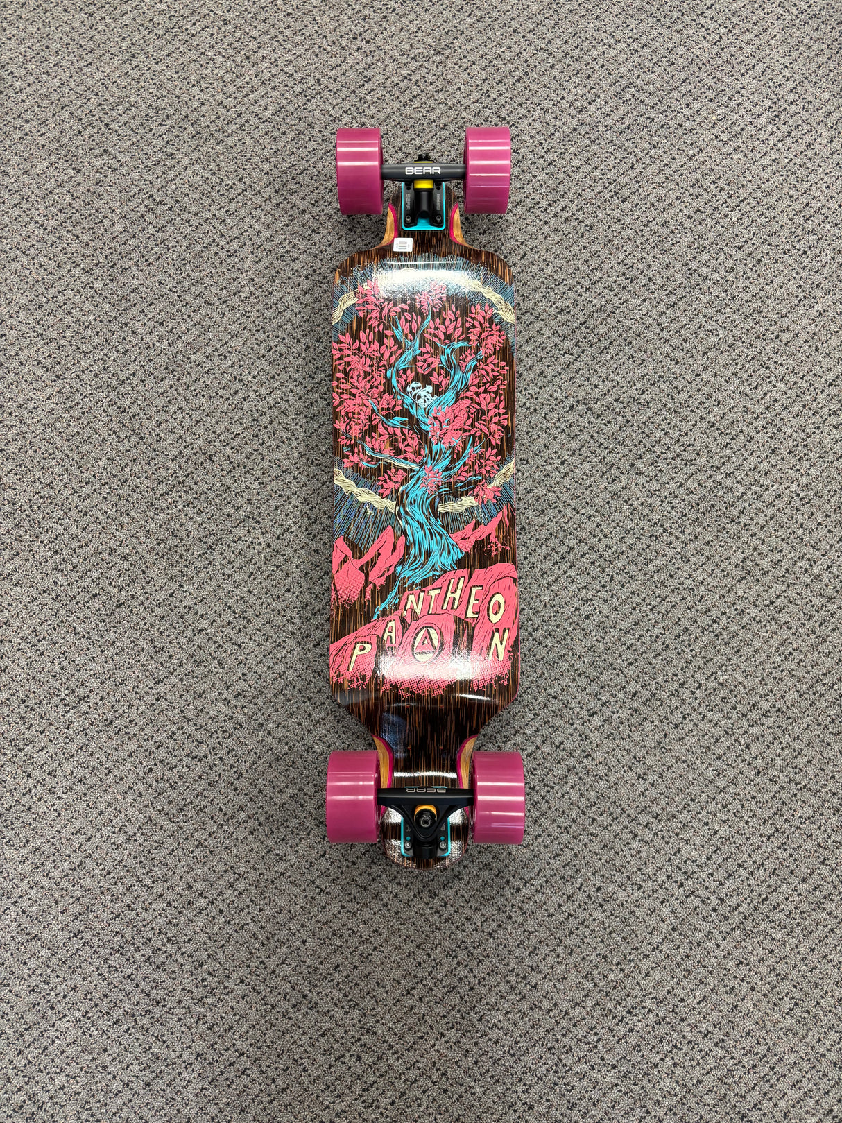 Pantheon Superdupersonic Light Flex Complete Commuter Longboard Hoku 78a Wheels