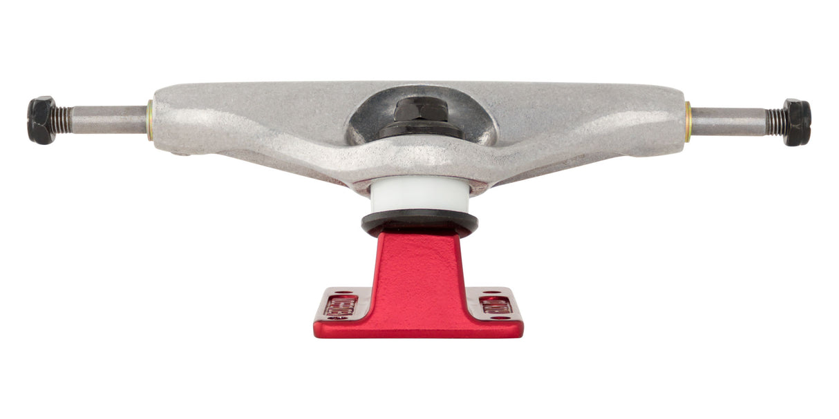 Independent Stage 11 Forged BTG Summit Silver Ano Red Skateboard Trucks