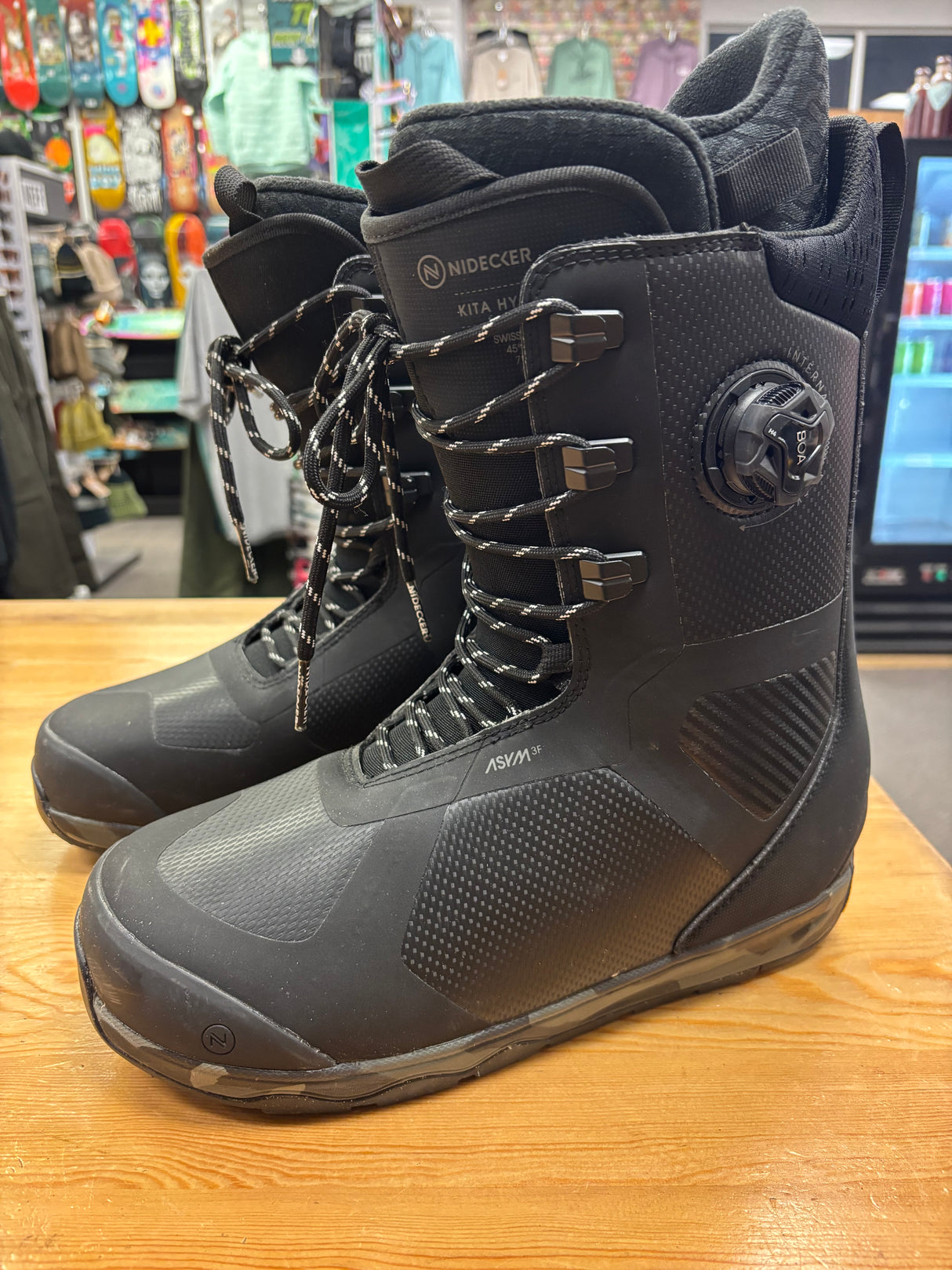 Pre Owned Nidecker Kita Hybrid Snowboard Boot Size 10