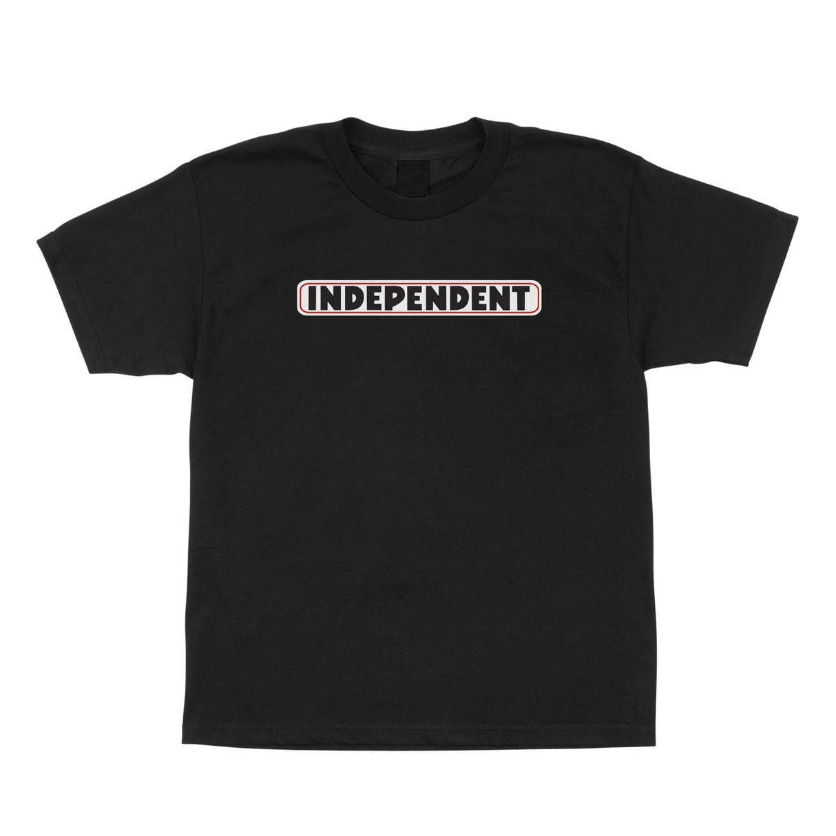 Independent Bar Logo Youth Midweight Short Sleeve T-Shirt - Black