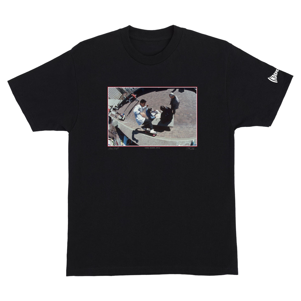 Independent Caballero China Banks Men's Short Sleeve T-Shirt Black