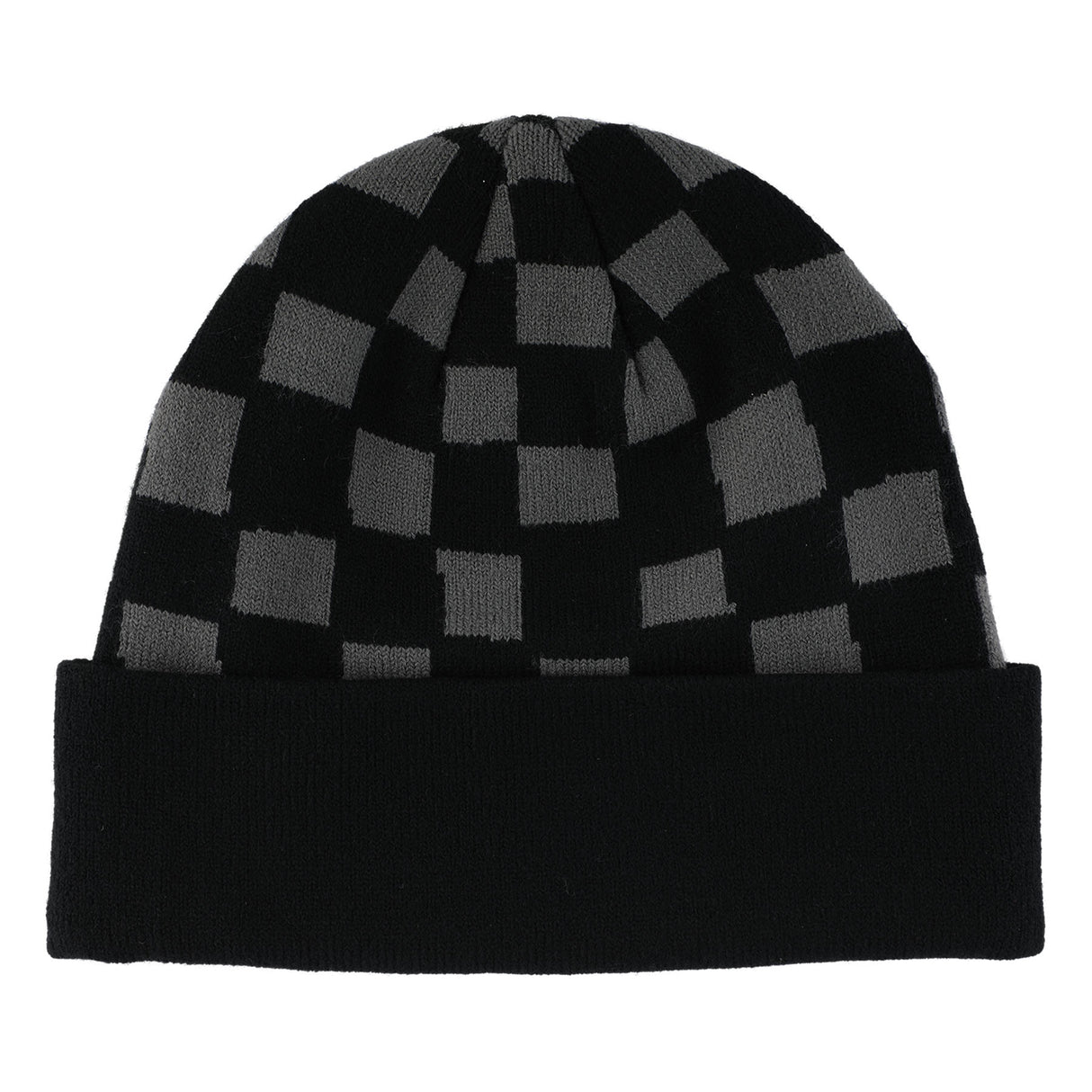 Santa Cruz Screaming Hand Long Shoreman Black Checker Beanie